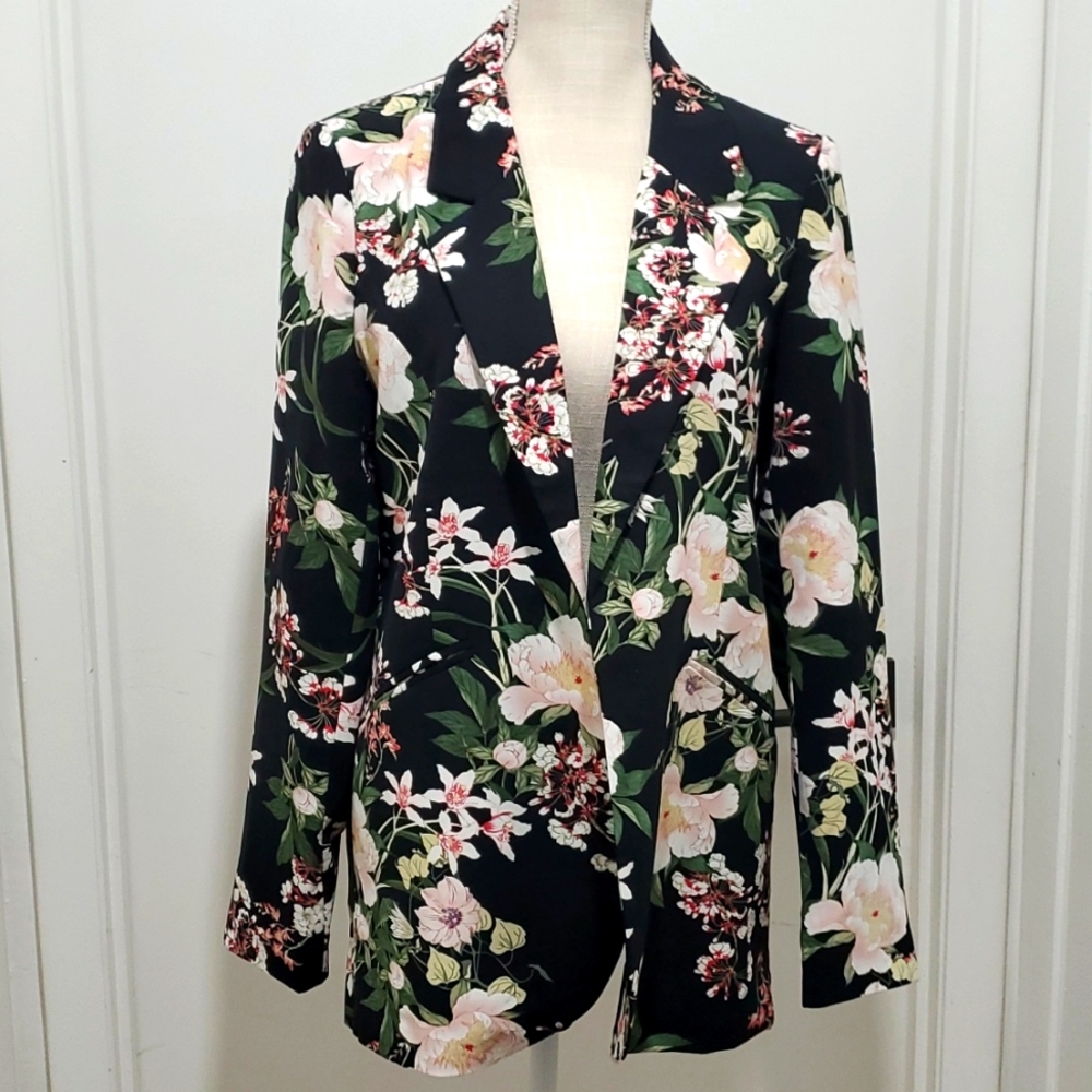 Cynthia Rowley Floral Blazer